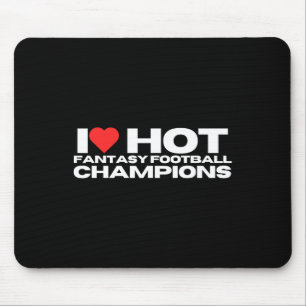 I Liebe Hot Fantasy Football Champions Mama Ehefra Mousepad