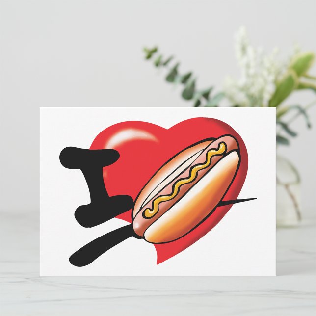 I Liebe Hotdogs Einladungen (Von Creator hochgeladen)