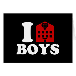 I Liebe Hotel Boys Card