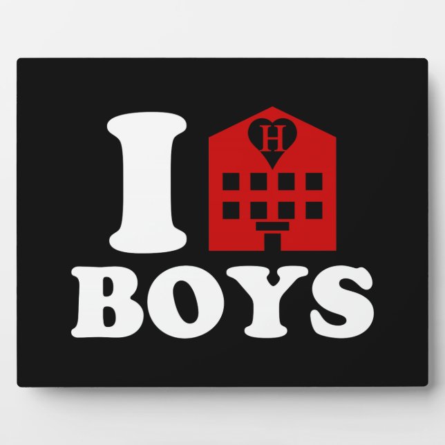 I Liebe Hotel Boys Fotoplatte (Vorderseite)