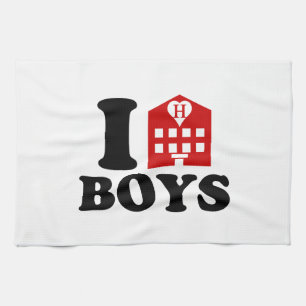 I Liebe Hotel Boys Handtuch