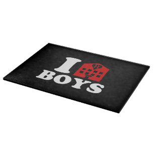 I Liebe Hotel Boys Schneidebrett