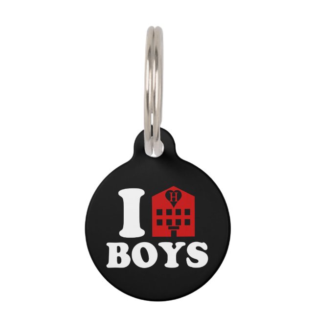 I Liebe Hotel Boys Tiernamensmarke (Vorderseite)