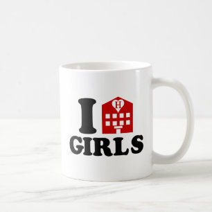 I Liebe Hotel Girls Kaffeetasse