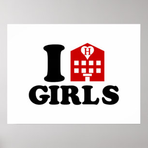 I Liebe Hotel Girls Poster