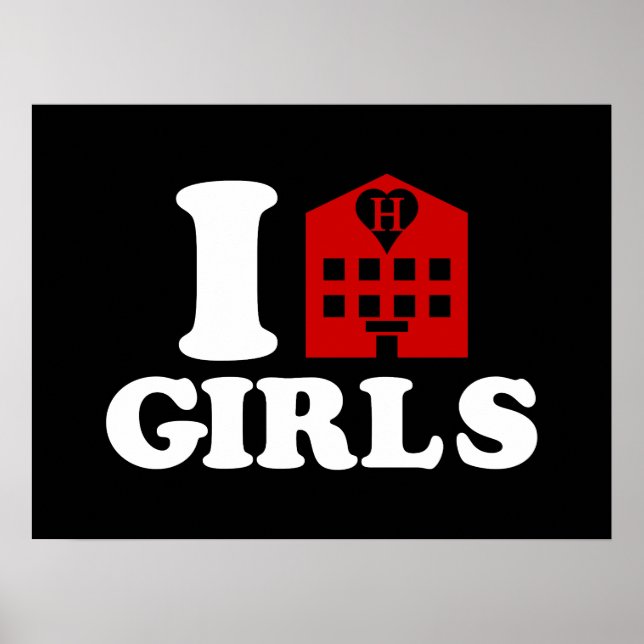 I Liebe Hotel Girls Poster (Vorne)