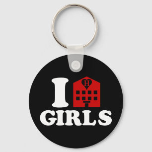 I Liebe Hotel Girls Schlüsselanhänger