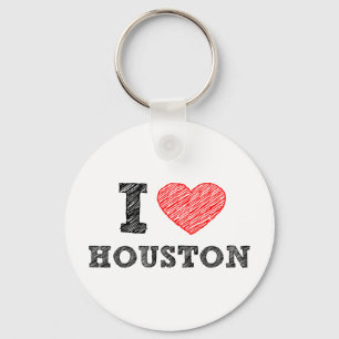 I Liebe Houston Schlüsselanhänger