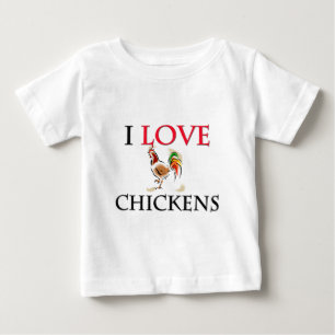 I Liebe-Hühner Baby T-shirt