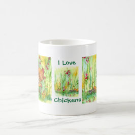 I Liebe Hühner Hühner Hennenröster Küken Wasserfar Kaffeetasse