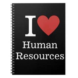 I. ❤️ Liebe Human Resources NOTEBOOK Notizblock