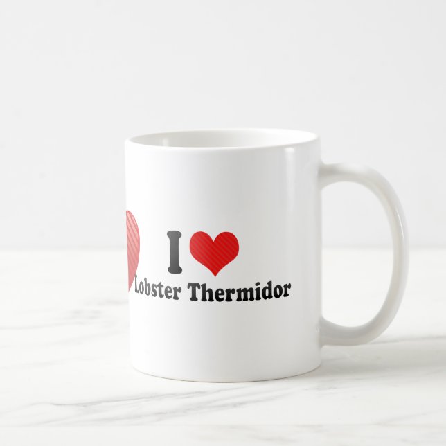 I Liebe-Hummer Thermidor Kaffeetasse (Rechts)