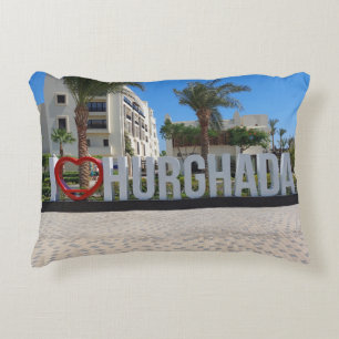I Liebe Hurghada Ägypten Urlaub Souvenir Foto Dekokissen