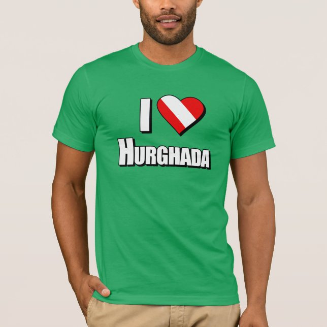 I Liebe Hurghada Diving T-Shirt (Vorderseite)