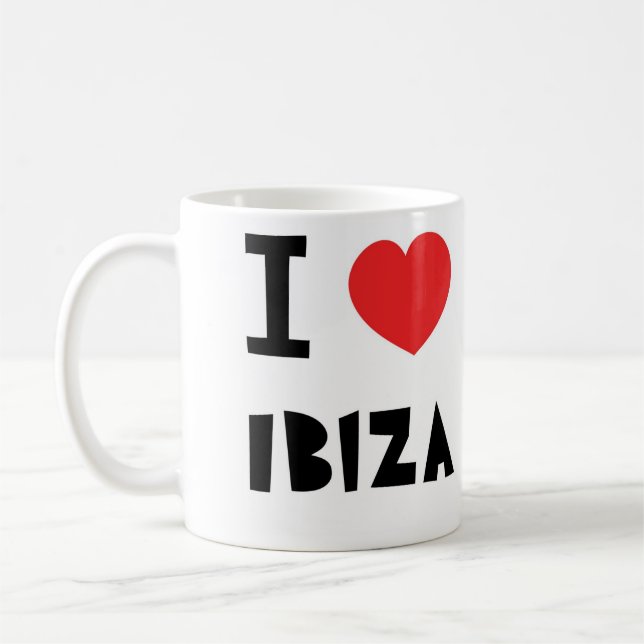 I Liebe Ibiza Kaffeetasse (Links)