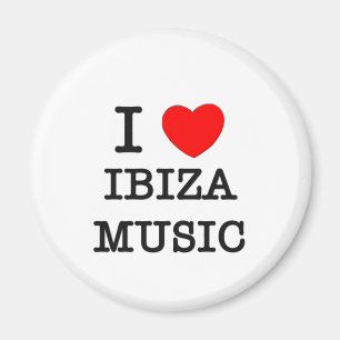 I Liebe Ibiza Musik Magnet
