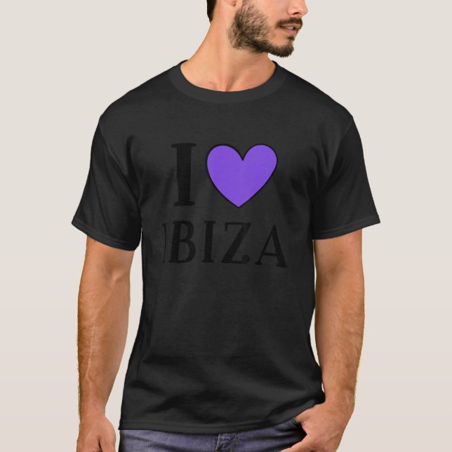 I Liebe Ibiza Spanien T-Shirt (Vorderseite)