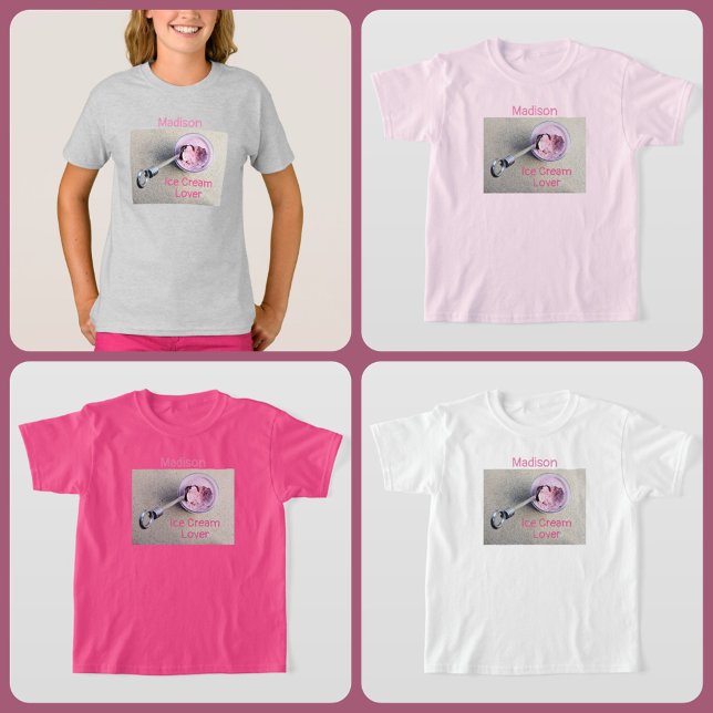 I Liebe Icecream T - Shirt (Von Creator hochgeladen)