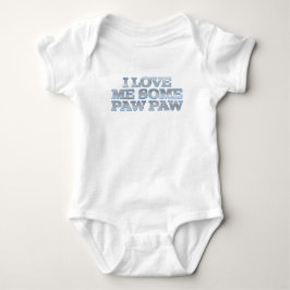 I Liebe ich irgendein Baby Strampler