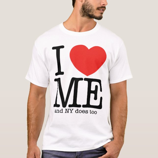 I Liebe ich (und NY tut auch) T-Shirt (Vorderseite)