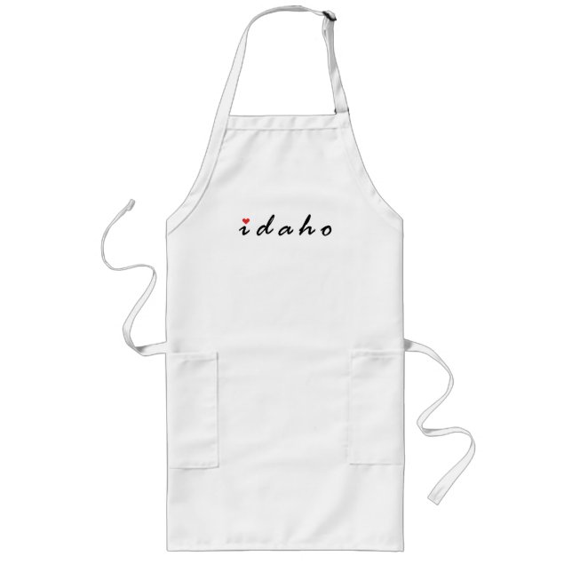 I Liebe Idaho Lange Schürze (Vorne)