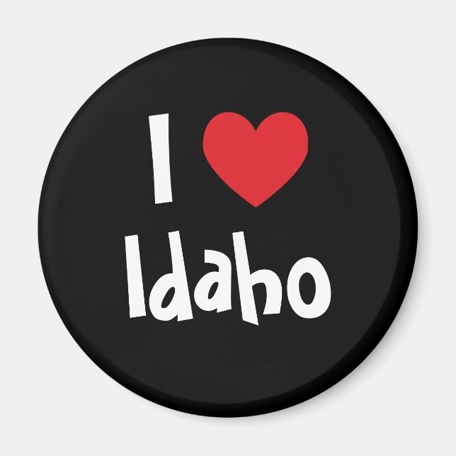 I Liebe Idaho Magnet (Vorne)