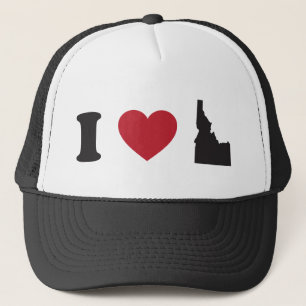 I Liebe Idaho Truckerkappe