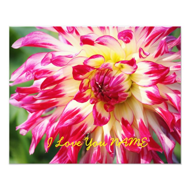 I Liebe Ihr NAME Fotodruck (Vorne)