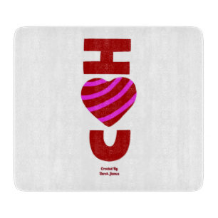 I Liebe Ihr Schneidebrett 15,2 cm x 17,8 cm