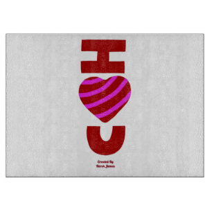 I Liebe Ihr Schneidebrett 38,1 cm x 27,9 cm