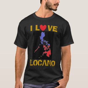I Liebe Ilocano grundlegendes dunkles Shirt
