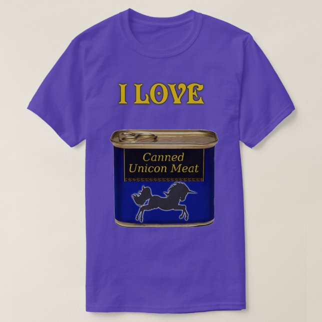 I Liebe in Dosen T-Shirt (Design vorne)