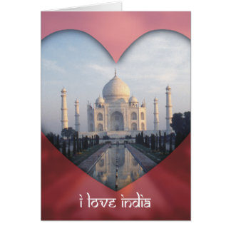 "I Liebe India" Taj Mahal Heart