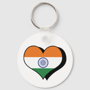 I Liebe Indien Schlüsselanhänger