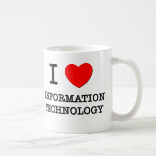 I Liebe-Informationstechnologie Kaffeetasse