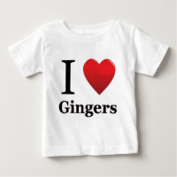 I Liebe-Ingwer-T-Shirt