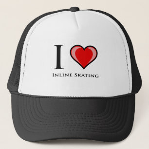 I Liebe-Inline-Skaten Truckerkappe