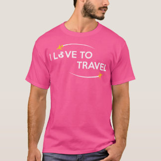 I Liebe, ins Shirt zu reisen
