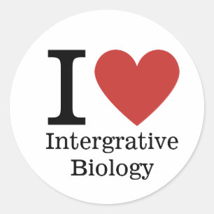 I ❤️ Liebe Integrative Biologie STICKER