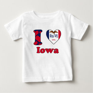 I Liebe Iowa Baby T-shirt