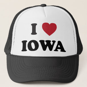 I Liebe Iowa Truckerkappe