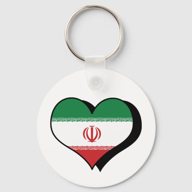 I Liebe Iran Schlüsselanhänger (Vorderseite)