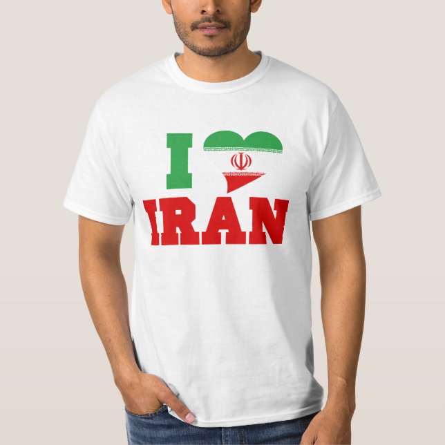 I Liebe Iran T-Shirt (Vorderseite)