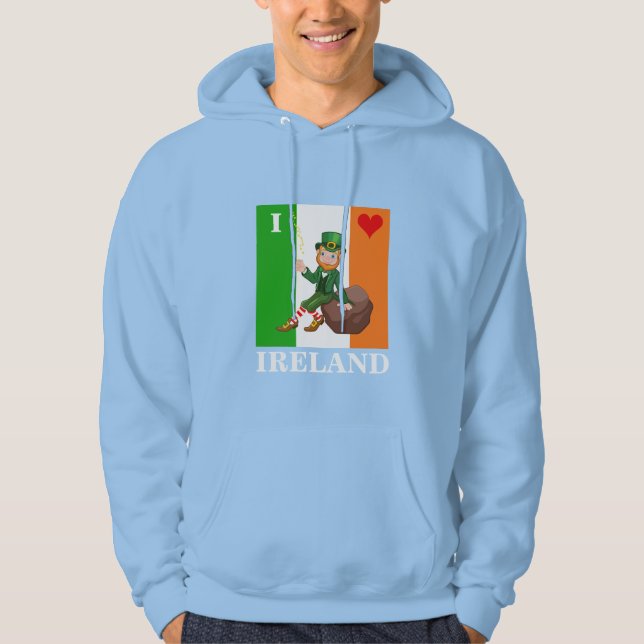 I Liebe Ireland Hoodie (Vorderseite)