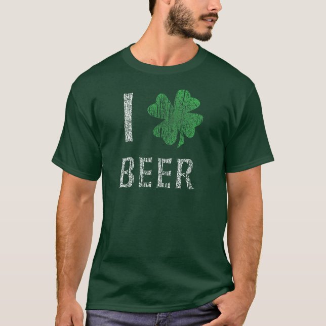 I Liebe-Iren-Bier T-Shirt (Vorderseite)