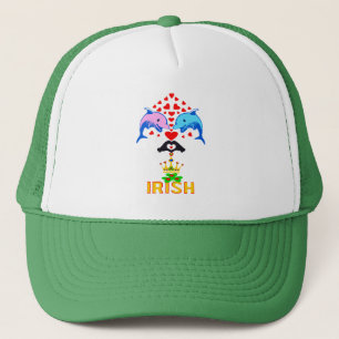 ☘ I Liebe Irische-Phantastische St Patrick's Day Truckerkappe