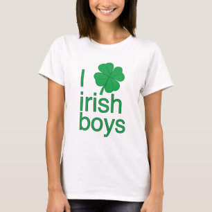 I Liebe-irischer Jungen-T - Shirt