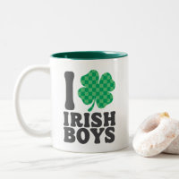 I Liebe Irish Boys Funny Kleeblatt St Patricks Day