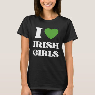 I Liebe Irish Girls I Red Heart British Girls Irla T-Shirt