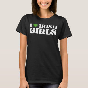 I Liebe Irish Girls I Red Heart British Girls Irla T-Shirt
